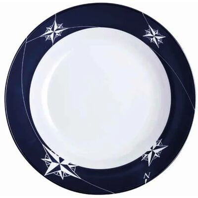 Marine Business Tazón De Sopa Northwind 6 Unidades White / Blue One Size Marine Business Tazón De Sopa Northwind 6 Unidades White / Blue One Size