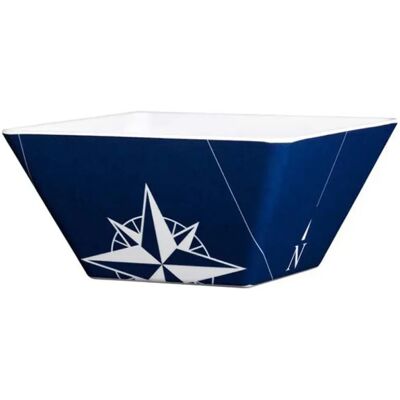 Marine Business Cuenco Cuadrado Northwind 6 Unidades White / Blue One Size Marine Business Cuenco Cuadrado Northwind 6 Unidades White / Blue One Size
