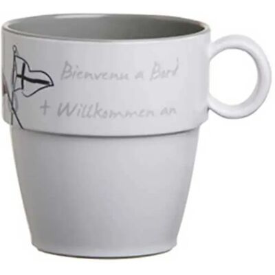 Marine Business Bienvenido A Bordo Taza 320ml 6 Unidades White / Aquamarine One Size Marine Business Bienvenido A Bordo Taza 320ml 6 Unidades White / Aquamarine One Size