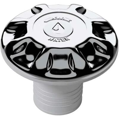 Can-sb Tapón De Llenado De Agua Cromado Nylon 38 Mm White / Grey One Size Can-sb Tapón De Llenado De Agua Cromado Nylon 38 Mm White / Grey One Size