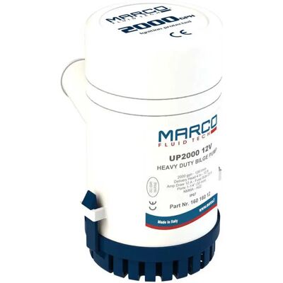Marco Bomba De Achique Sumergible Up2000 24v White / Blue One Size Marco Bomba De Achique Sumergible Up2000 24v White / Blue One Size