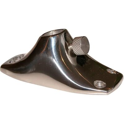 Base de acero inoxidable para asta de bandera - Montaje en superficie Ø20mm Base de acero inoxidable para asta de bandera - Montaje en superficie Ø20mm
