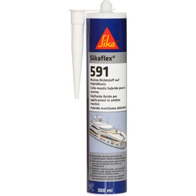 Sika flex 591 Monocomponente Silicona 300ml Black One Size Sika flex 591 Monocomponente Silicona 300ml Black One Size