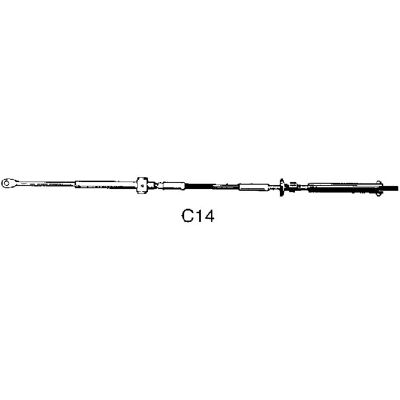Cable de control Ultraflex C14 - 15 pies/4.59m - Motor fueraborda Cable de control Ultraflex C14 - 15 pies/4.59m - Motor fueraborda