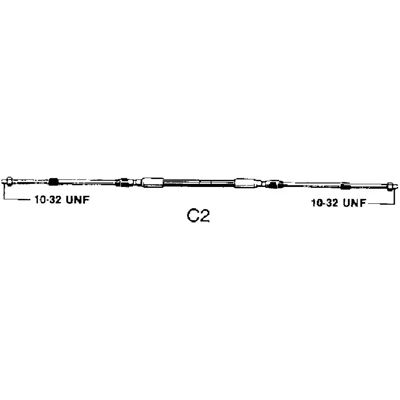 Ultraflex Cable De Control C2 Grey 15´ Ultraflex Cable De Control C2 Grey 15´