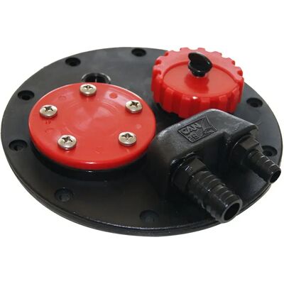 Can-sb Tapa De La Tapa De Inspección De Combustible Black / Red 17-19 mm Can-sb Tapa De La Tapa De Inspección De Combustible Black / Red 17-19 mm