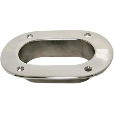 Wood Soporte Ovalado Acero Inoxidable Silver 140 x 62 x 22 mm Wood Soporte Ovalado Acero Inoxidable Silver 140 x 62 x 22 mm