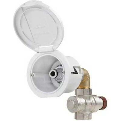 Plastimo Conector Recto Cuadrado De Entrada De Agua White 18 x 9.6 x 7 cm Plastimo Conector Recto Cuadrado De Entrada De Agua White 18 x 9.6 x 7 cm