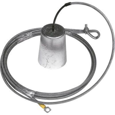 Plastimo Ánodo De Magnesio Para Colgar 1.1kg Silver / Black One Size Plastimo Ánodo De Magnesio Para Colgar 1.1kg Silver / Black One Size