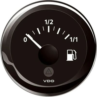 Vdo Instrumento De Nivel De Combustible De 90-0.5 Ohmios Black 52 mm Vdo Instrumento De Nivel De Combustible De 90-0.5 Ohmios Black 52 mm