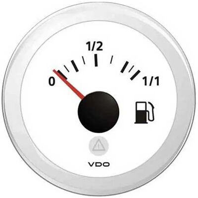 Vdo Instrumento De Nivel De Combustible De Escala única Dlrb De 0 A 90 Ohmios Línea De Visión E-f 12-24v Black 52 mm Vdo Instrumento De Nivel De Combustible De Escala única Dlrb De 0 A 90 Ohmios Línea De Visión E-f 12-24v Black 52 mm