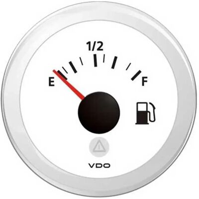 Vdo Instrumento De Nivel De Combustible De Escala única Línea E-f 240-33 Ohmios White 52 mm Vdo Instrumento De Nivel De Combustible De Escala única Línea E-f 240-33 Ohmios White 52 mm