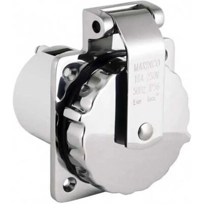 Marinco 16a/enchufe 230v 50hz Stainless Steel One Size Marinco 16a/enchufe 230v 50hz Stainless Steel One Size
