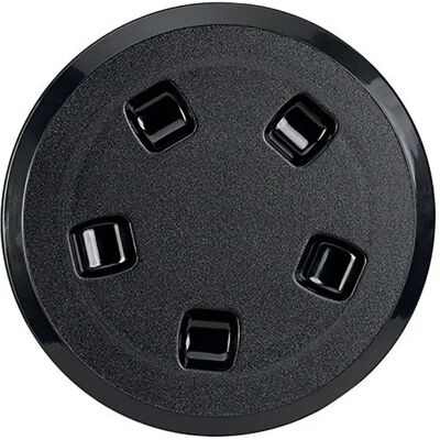 Can 5´´ Tapa De Registro De Asa Black 13 cm Can 5´´ Tapa De Registro De Asa Black 13 cm