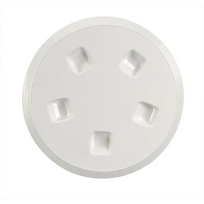 Can 5´´ Tapa De Registro De Asa White 13 cm Can 5´´ Tapa De Registro De Asa White 13 cm