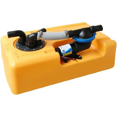 Can Tanque De Agua Negra 83l 12v Yellow 85 x 39 x 29 cm Can Tanque De Agua Negra 83l 12v Yellow 85 x 39 x 29 cm