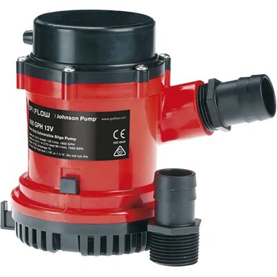 Johnson Pump Bomba Sumergible L1600 98l/min 12v Red / Black 108 x 149 mm Johnson Pump Bomba Sumergible L1600 98l/min 12v Red / Black 108 x 149 mm