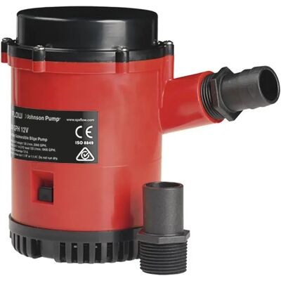 Johnson Pump Bomba Sumergible L2200 120l/min 12v Red / Black 108 x 177 mm Johnson Pump Bomba Sumergible L2200 120l/min 12v Red / Black 108 x 177 mm