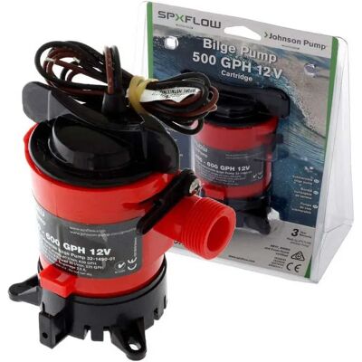 Johnson Pump Bomba Sumergible L650 50l/min 17a 12v Red / Black 70 x 112 mm Johnson Pump Bomba Sumergible L650 50l/min 17a 12v Red / Black 70 x 112 mm