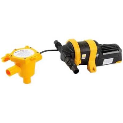 Whale Conjunto De Bomba De Evacuación De Aguas Grises Gulper Ic Wm8 24v Black / Yellow One Size Whale Conjunto De Bomba De Evacuación De Aguas Grises Gulper Ic Wm8 24v Black / Yellow One Size
