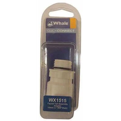 Whale Conector De Grifo De Agua M 1/2´´ White One Size Whale Conector De Grifo De Agua M 1/2´´ White One Size