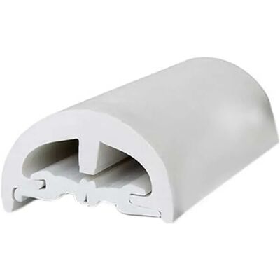 Perfil de protección de borde radial en PVC blanco - Perfil de protección de borde Perfil de protección de borde radial en PVC blanco - Perfil de protección de borde