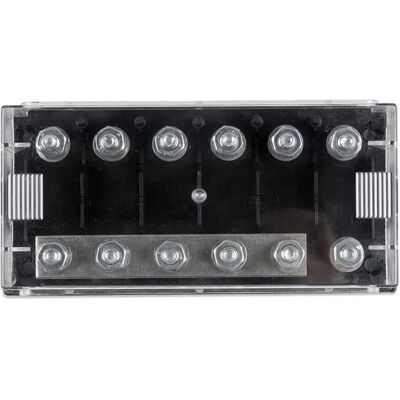Victron Energy Portafusible Mega De 6 Vías Black One Size Victron Energy Portafusible Mega De 6 Vías Black One Size