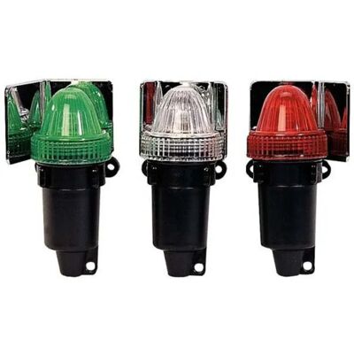 Euromarine Luz De Navegación De Batería White / Red / Green One Size Euromarine Luz De Navegación De Batería White / Red / Green One Size