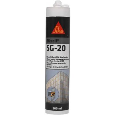 Sika Sellador Sg20 Silicona 300ml Black One Size Sika Sellador Sg20 Silicona 300ml Black One Size