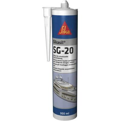 Sika Sellador Sg20 Silicona 300ml White One Size Sika Sellador Sg20 Silicona 300ml White One Size
