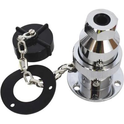 Euromarine Enchufe Impermeable De 2 Polos 5a 12v Silver / Black One Size Euromarine Enchufe Impermeable De 2 Polos 5a 12v Silver / Black One Size