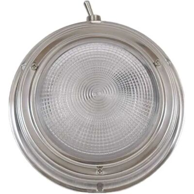 Euromarine Plafón Redondo Acero Inoxidable 10w Silver 110 mm Euromarine Plafón Redondo Acero Inoxidable 10w Silver 110 mm