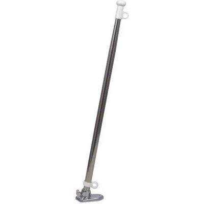 Euromarine Barra De Soporte De Banderas Acero Inoxidable Grey 400 mm Euromarine Barra De Soporte De Banderas Acero Inoxidable Grey 400 mm