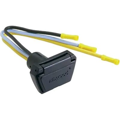 Attwood Conector Hembra De 3 Conductores Para Alimentación De Motores Eléctricos 12-24v Black One Size Attwood Conector Hembra De 3 Conductores Para Alimentación De Motores Eléctricos 12-24v Black One Size