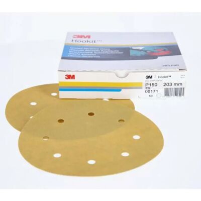 3M Disco De Papel De Lija Hookit P360 50 Unidades Green 203 mm 3M Disco De Papel De Lija Hookit P360 50 Unidades Green 203 mm
