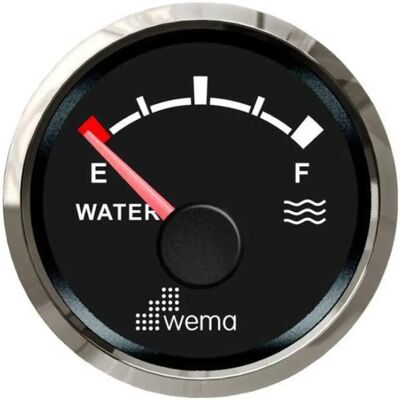 Wema Indicador De Nivel De Agua Silverline Nmea2000 Black / Silver One Size Wema Indicador De Nivel De Agua Silverline Nmea2000 Black / Silver One Size