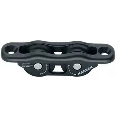 Harken Protexit Doble Thru Deck Block 30 Mm Black One Size Harken Protexit Doble Thru Deck Block 30 Mm Black One Size