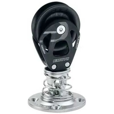 Harken Bloque De Soporte Para Elementos 60 Mm Black / Silver One Size Harken Bloque De Soporte Para Elementos 60 Mm Black / Silver One Size