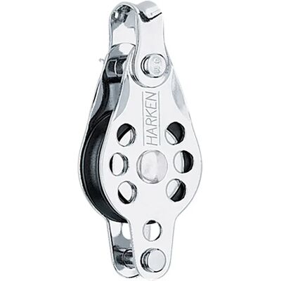Harken Bloque De Un Solo Cable Becket 2 Silver / Black One Size Harken Bloque De Un Solo Cable Becket 2 Silver / Black One Size