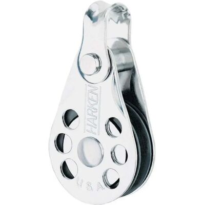 Harken Bloque De Un Solo Cable Silver / Black One Size Harken Bloque De Un Solo Cable Silver / Black One Size