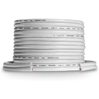 Fusion Cable De Subwoofer 12 Awg White 7.62 m Fusion Cable De Subwoofer 12 Awg White 7.62 m