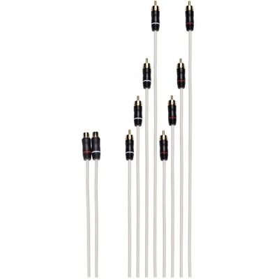 Fusion Cables Rca Performance White / Black One Size Fusion Cables Rca Performance White / Black One Size