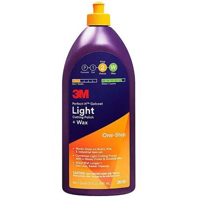 3M Grabando Un Disco Perfect It Gelcoat Light 946ml Blue One Size 3M Grabando Un Disco Perfect It Gelcoat Light 946ml Blue One Size