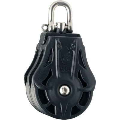 Wichard Polea Giratoria De Doble Grillete 8-9 Mm Black 35 mm Wichard Polea Giratoria De Doble Grillete 8-9 Mm Black 35 mm