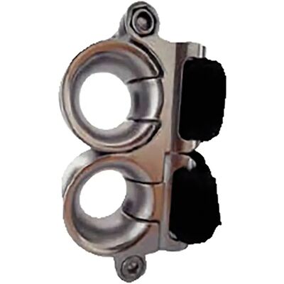 Wichard Guia De Doble Soporte 28 Mm Grey One Size Wichard Guia De Doble Soporte 28 Mm Grey One Size