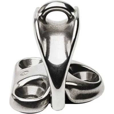 Wichard Anillo De Cadena Articulado Con Guía De Cuerda Grey 8 mm Wichard Anillo De Cadena Articulado Con Guía De Cuerda Grey 8 mm