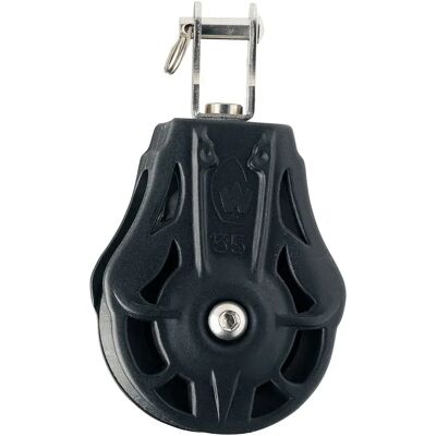 Wichard Polea Simple Con Tapa Giratoria Black One Size Wichard Polea Simple Con Tapa Giratoria Black One Size