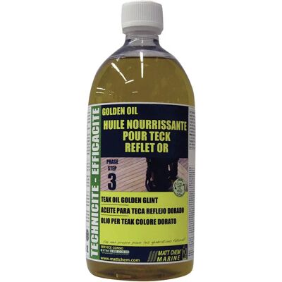 Matt Chem Aceite Golden 500ml Gold One Size Matt Chem Aceite Golden 500ml Gold One Size