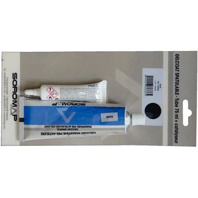 Soromap Gelcoat En Tubo 75ml Black One Size Soromap Gelcoat En Tubo 75ml Black One Size