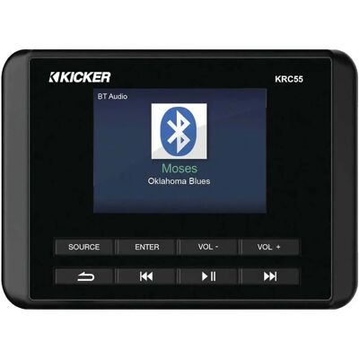 Kicker Kmc5 Krc55 Control Remoto Con Pantalla Black One Size Kicker Kmc5 Krc55 Control Remoto Con Pantalla Black One Size